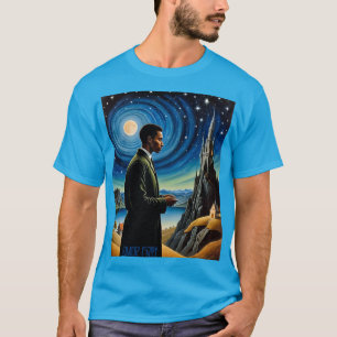 Kärlek Fati Starry Night Castle Shirt T