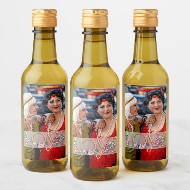 KÄRLEK Favorite Photo Vinetikett (Flaskor)