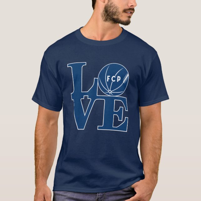 Kärlek FCP vän T Shirt (Framsida)