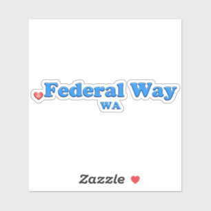 Kärlek Federal Way WA Klistermärken