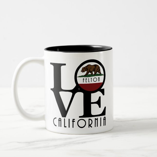 KÄRLEK Felton California 11oz Två-Tonad Mugg (Vänster)