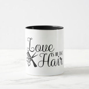Kärlek finns i hö/haistylist mugg