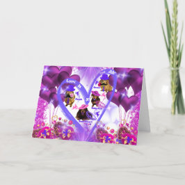 Kärlek finns i Luft-hälsningskortet Kort