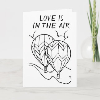 **KÄRLEK** FINNS I LUFT **PÅ VÅRT ÅRSDAGS** KORT