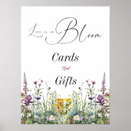 Kärlek finns i Möhippan Blommigt av bloom Wildblom Poster
