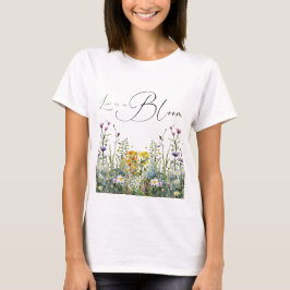 Kärlek finns i Möhippan Blommigt av bloom Wildblom T Shirt