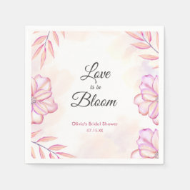 Kärlek finns i Möhippan Blommigt för av blommans Pappersservett