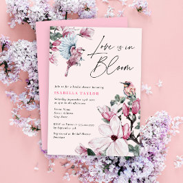 Kärlek finns i Möhippan för Blommigt av Rosa i blo Inbjudningar