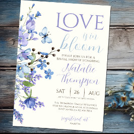 Kärlek finns i Möhippan för Blommigten Bloom Wildb Inbjudningar