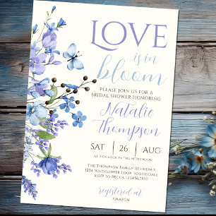 Kärlek finns i Möhippan för Blommigten Bloom Wildb Inbjudningar