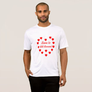 Kärlek finns överallt t shirt
