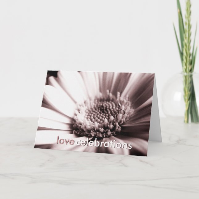 Kärlek Firande-kort Kort (Framsida)