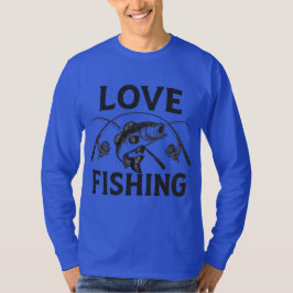 "Kärlek Fishing - A Reel Passion" T Shirt