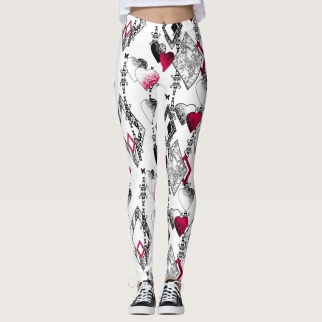 Kärlek, fisknät, lappverk leggings (Framsida)