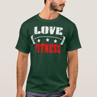 Kärlek Fitness Kärlek hälsa TS T Shirt
