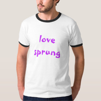 kärlek fjädrad promoskjorta t shirt
