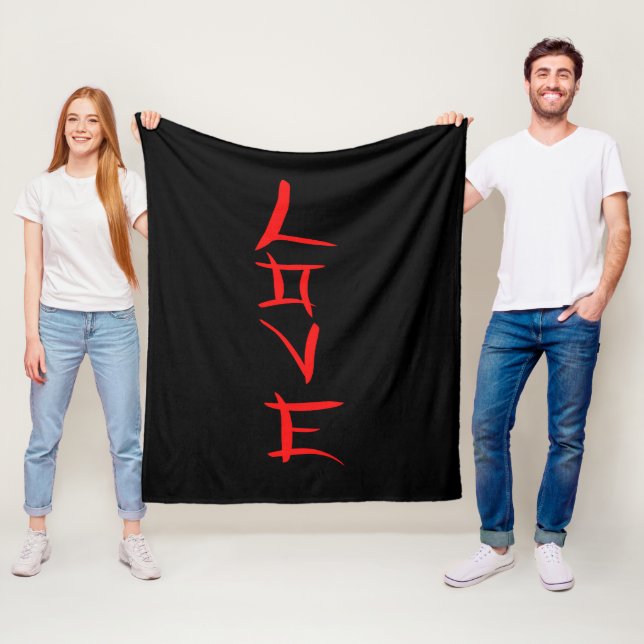 Kärlek Fleecefilt (På plats)