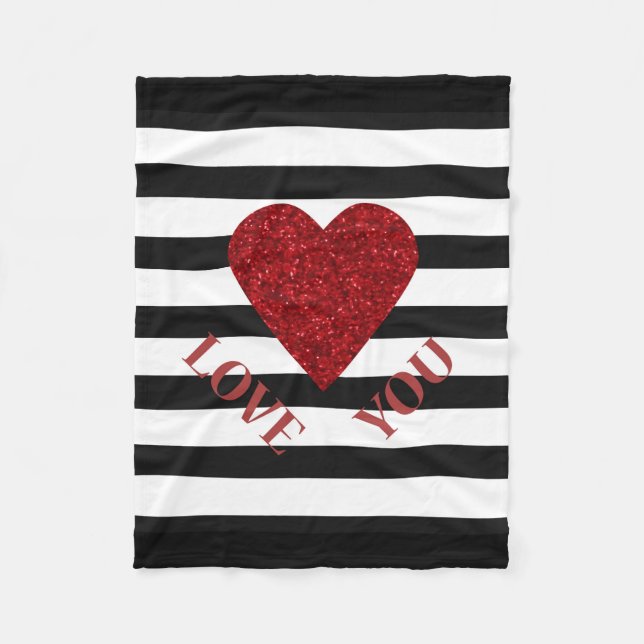 Kärlek Fleecefilt (Framsidan)