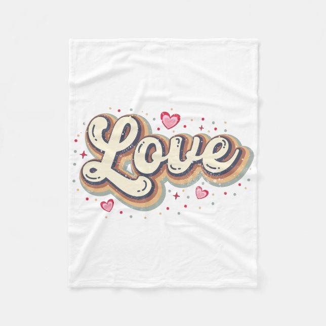 Kärlek Fleecefilt (Framsidan)