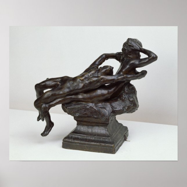 Kärlek Fleeing, 1881 Poster (Framsidan)