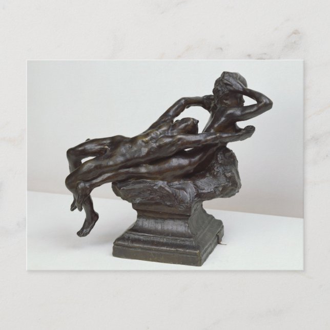 Kärlek Fleeing, 1881 Vykort (Framsida)