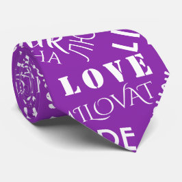 KÄRLEK - flerspråkigt språk - Anpassadet Internati Slips