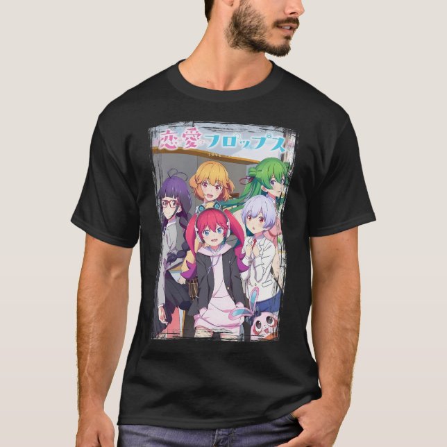 Kärlek Flops - Kawaii Anime T Shirt (Framsida)