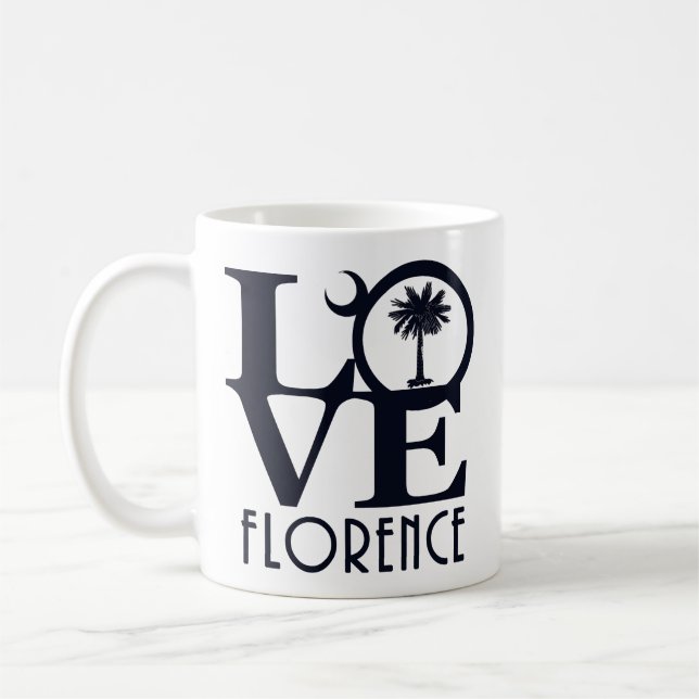 KÄRLEK Florence SC 11oz Kaffemugg (Vänster)