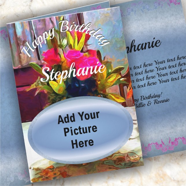 Kärlek Flowers Birthday PM0001-kort Kort (Skapare uppladdad)