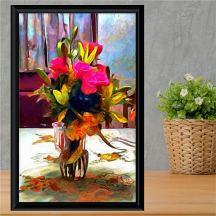 Kärlek Flowers PM0001 Art-utskrift Poster