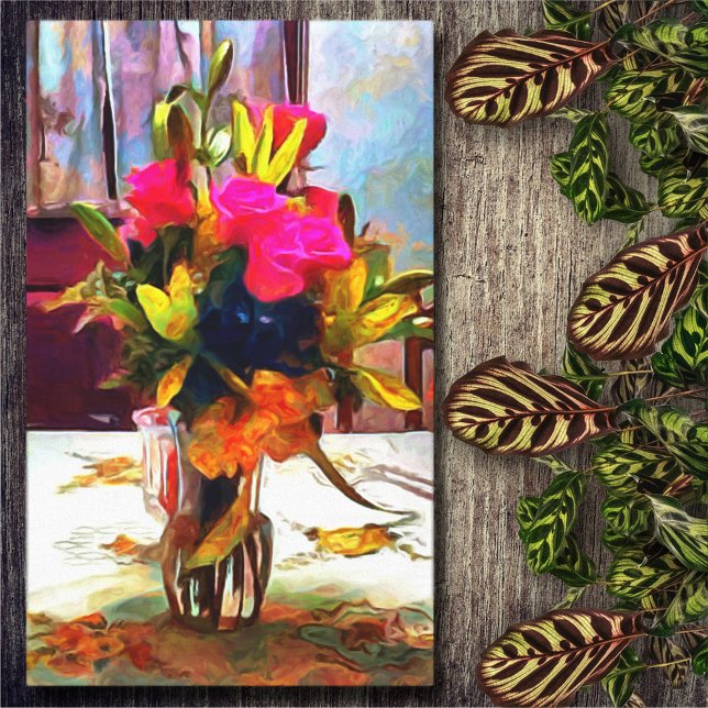 Kärlek Flowers PM0001 Canvastryck (Skapare uppladdad)