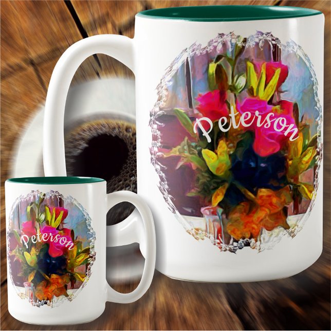 Kärlek Flowers PM0001 Två-Tonad Mugg (Skapare uppladdad)