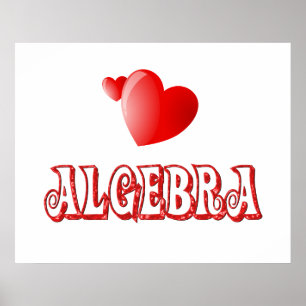 Kärlek för Algebra - Från 11,80 dollar Poster
