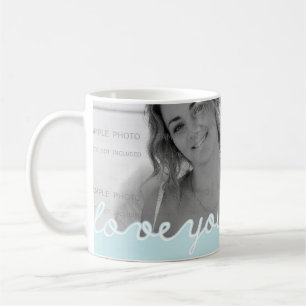Kärlek för alla hjärtans dagpersonligfoto som d kaffemugg