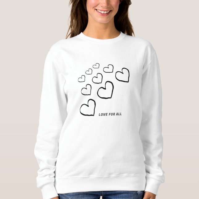 KÄRLEK FÖR ALLA KVOTTECKEN T SHIRT (Framsida)