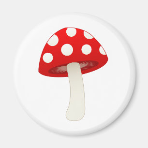 Kärlek för AmanitaMuscaria champinjon Magnet