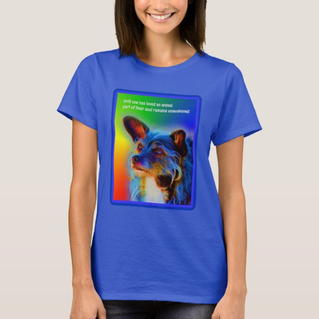 Kärlek för animaloffertinspiration t shirt (Framsida)