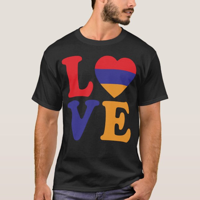 Kärlek för Armenien T Shirt (Framsida)
