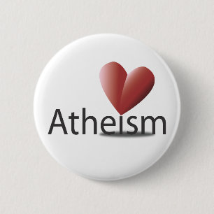 Kärlek för ateism knapp