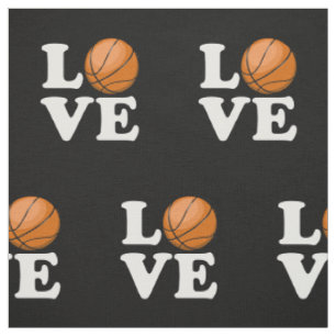 Kärlek för basket tyg