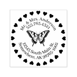 Kärlek for Butterflies Personal Contact Självfärgande Stämpel