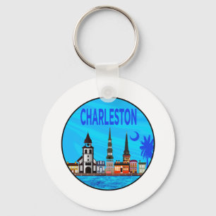 Kärlek för Charleston Nyckelring