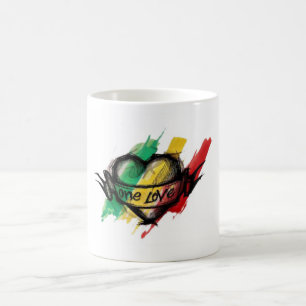 Kärlek för Cori Reith Rasta reggae en Kaffemugg