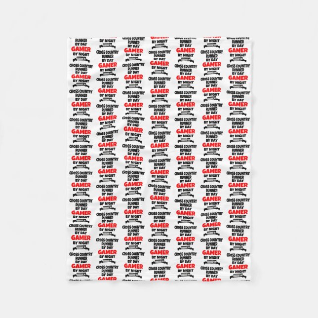 Kärlek för cross country Springer spelar videospel Fleecefilt (Framsidan)