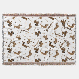 Kärlek för Dachshund Filt