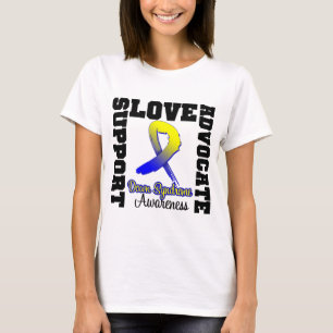 Kärlek för Down Syndrome serviceförkämpe T-shirt