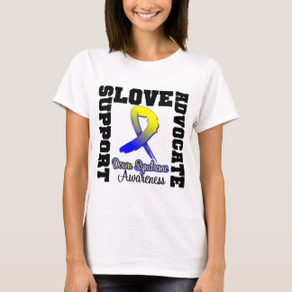 Kärlek för Down Syndrome serviceförkämpe T-shirt
