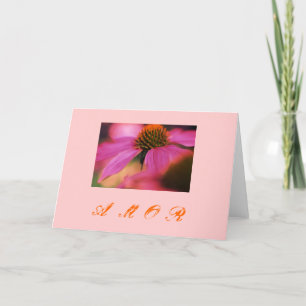 "Kärlek för Echinacea y ", Helgkort