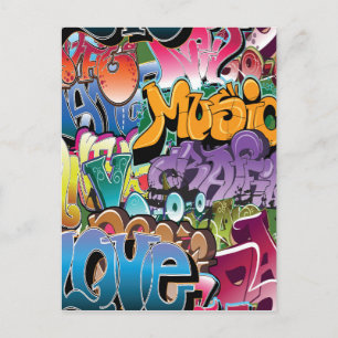 Kärlek för Graffiti Vykort