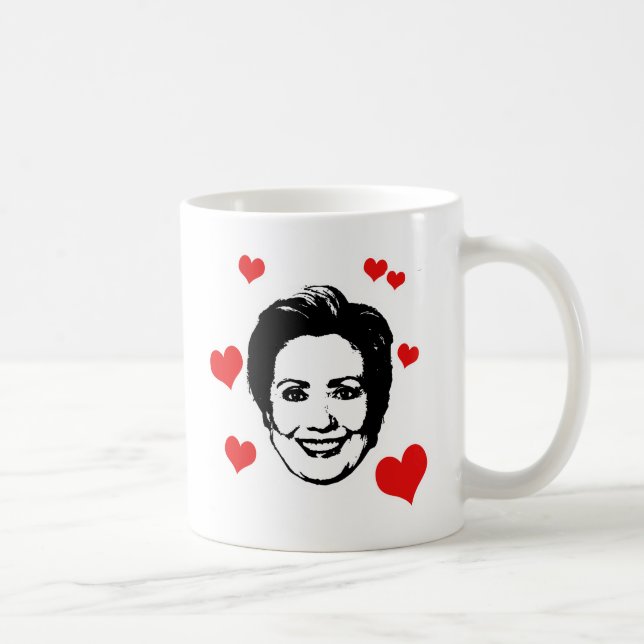 Kärlek för Hillary.png Kaffemugg (Höger)